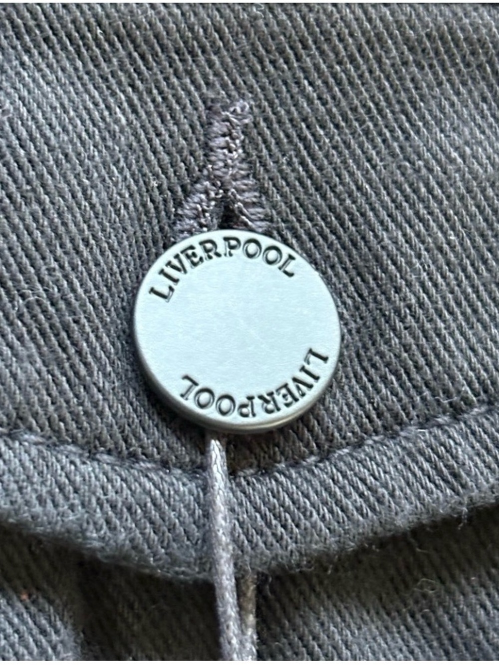 Liverpool Los Angeles Black Denim Jacket Medium - Picture 4 of 7